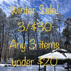 *Selling 3/&30* all items must be under $20